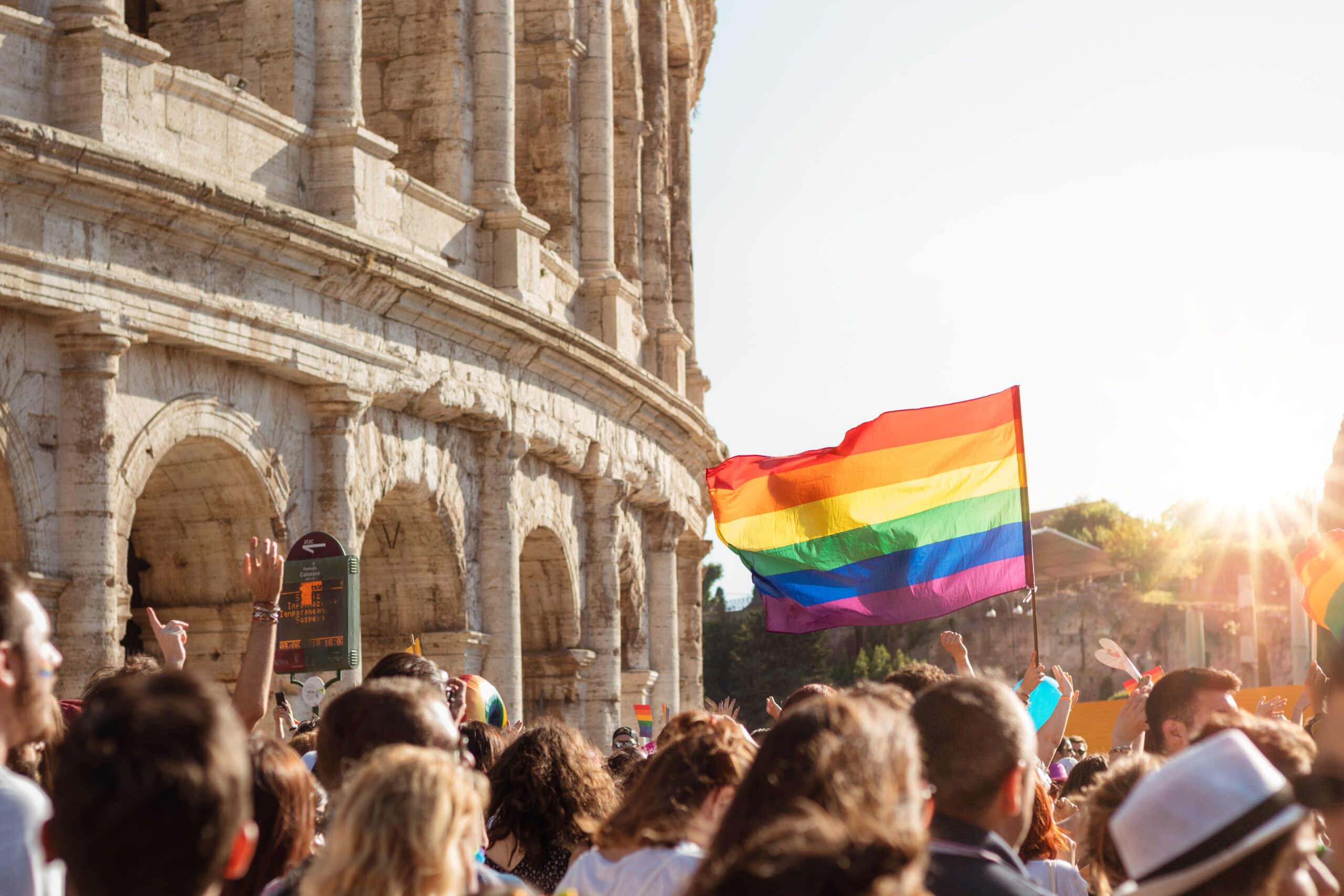 lgbt color rainbow flag